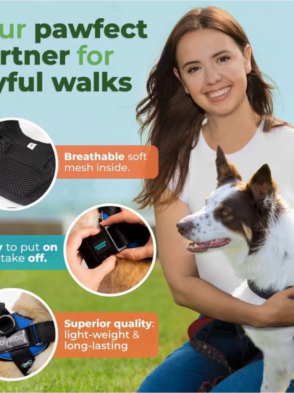 Joyride Dog Harness - Padded No-Pull Comfort Harness